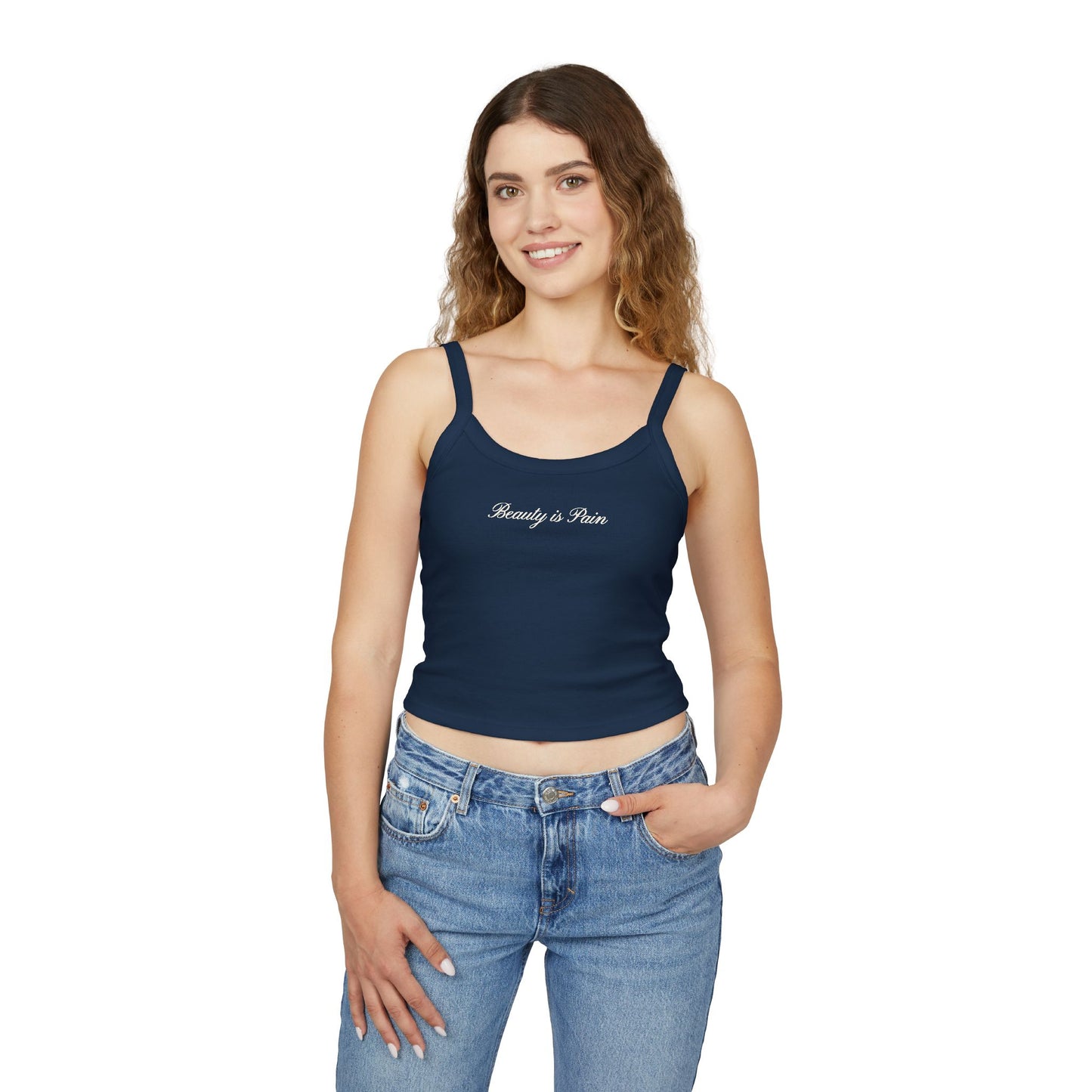 Beauty Is Pain Crop Tank