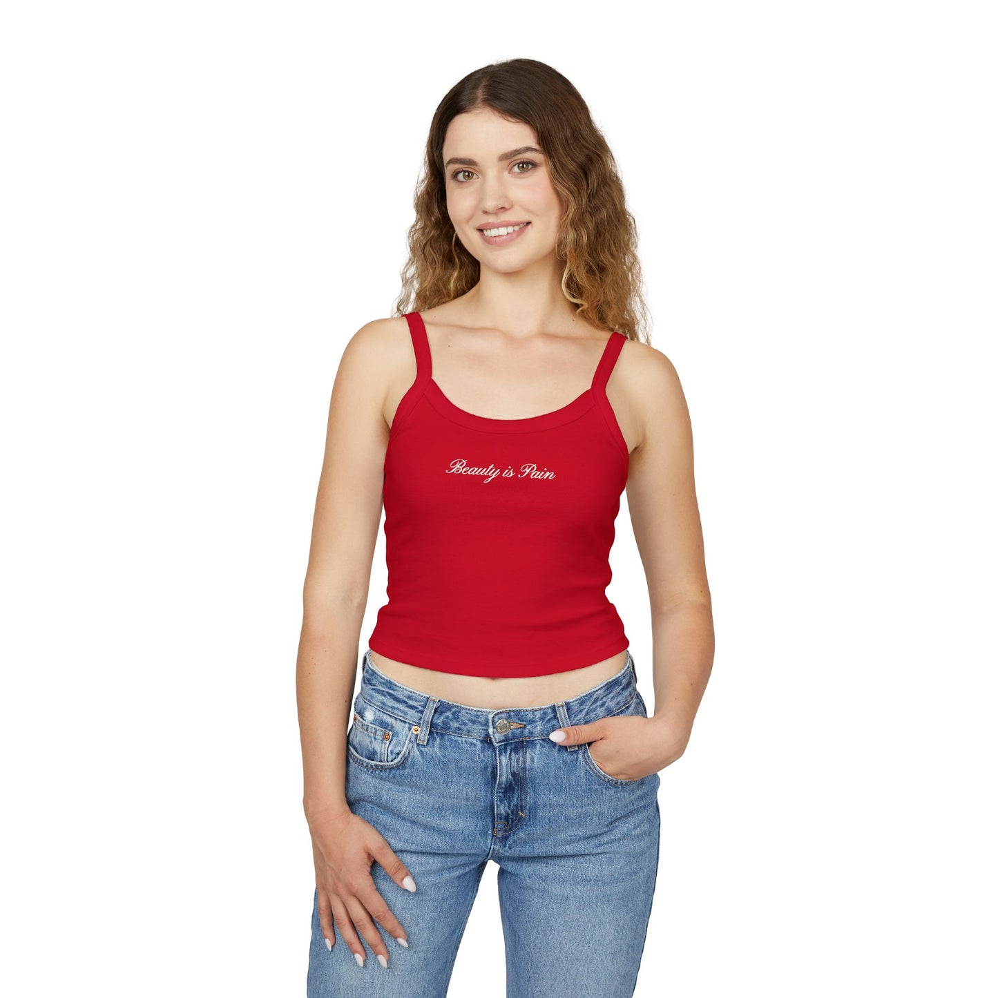 Beauty Is Pain Crop Tank