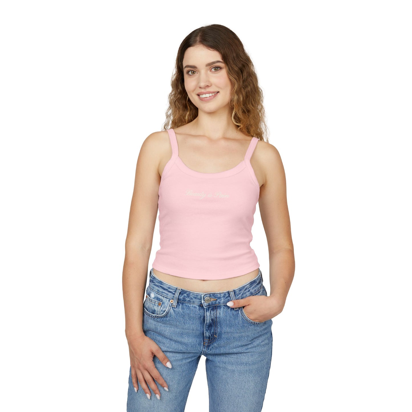 Beauty Is Pain Crop Tank